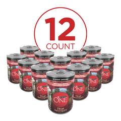 Beef-first ingredient highlight in Purina ONE True Instinct formula
