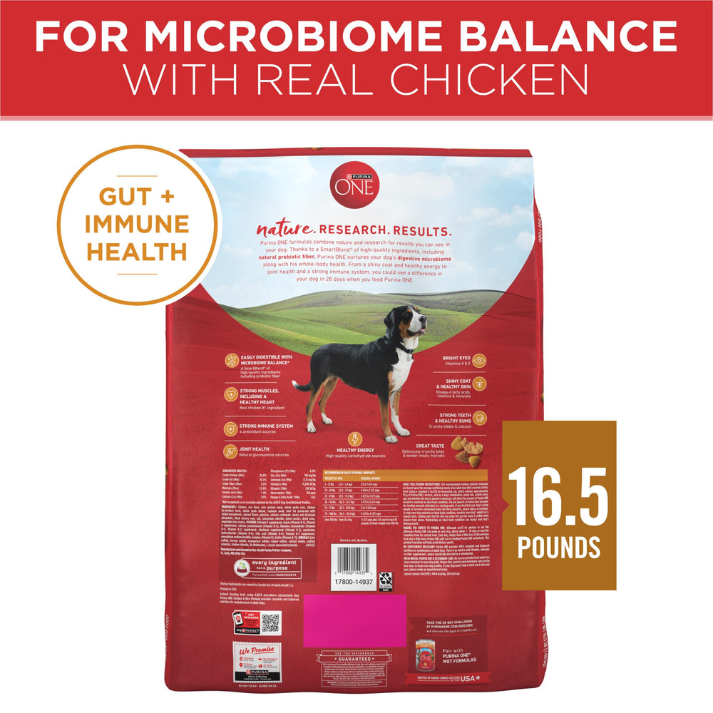 Purina ONE joint-support hint with glucosamine in the recipe.