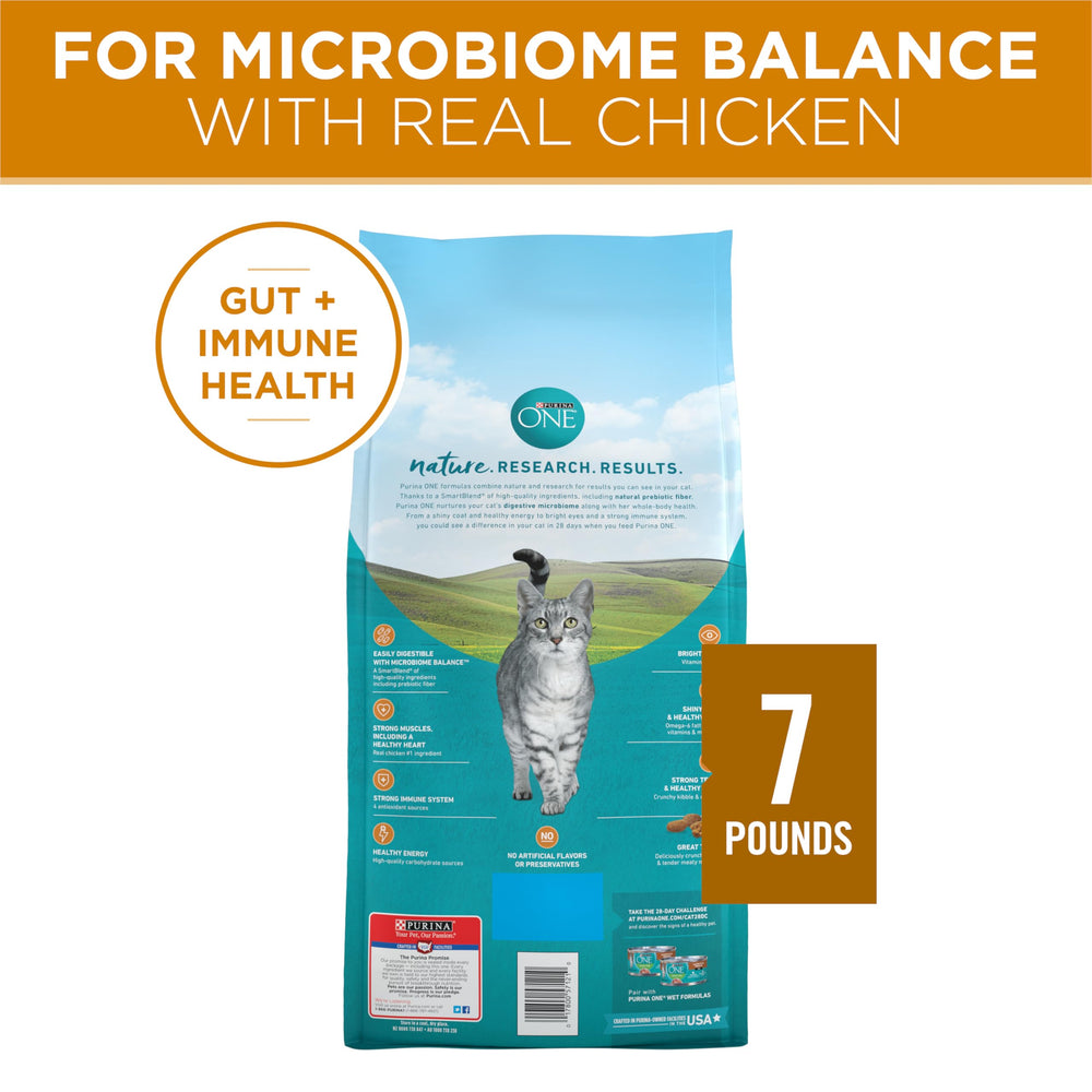 Purina ONE feeding bowl moment suggesting daily meals