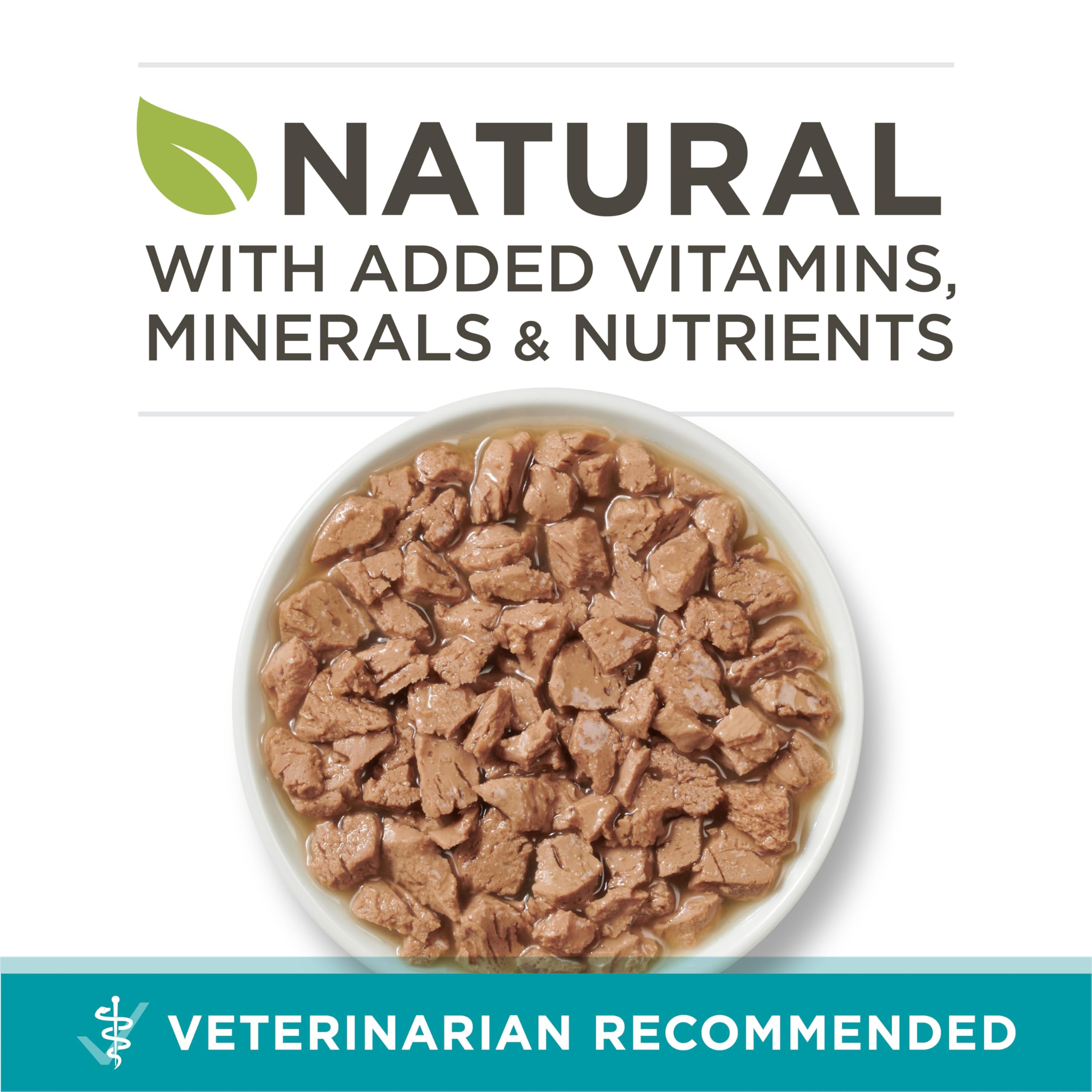 Purina ONE Ideal Weight wet cat food in sauce featuring tender morsels for adults.