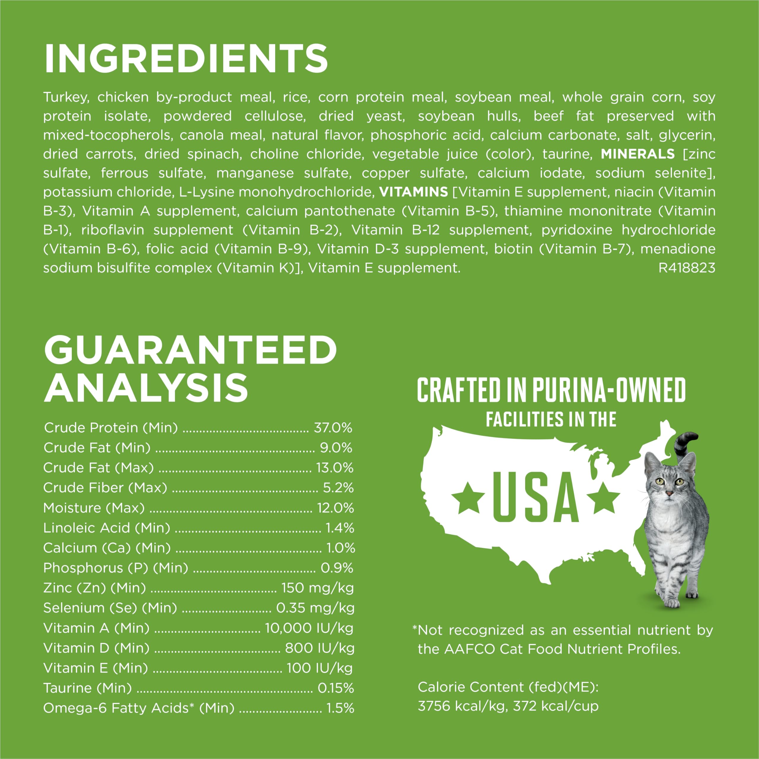 Purina ONE Indoor Advantage fiber blend for hairball control during grooming
