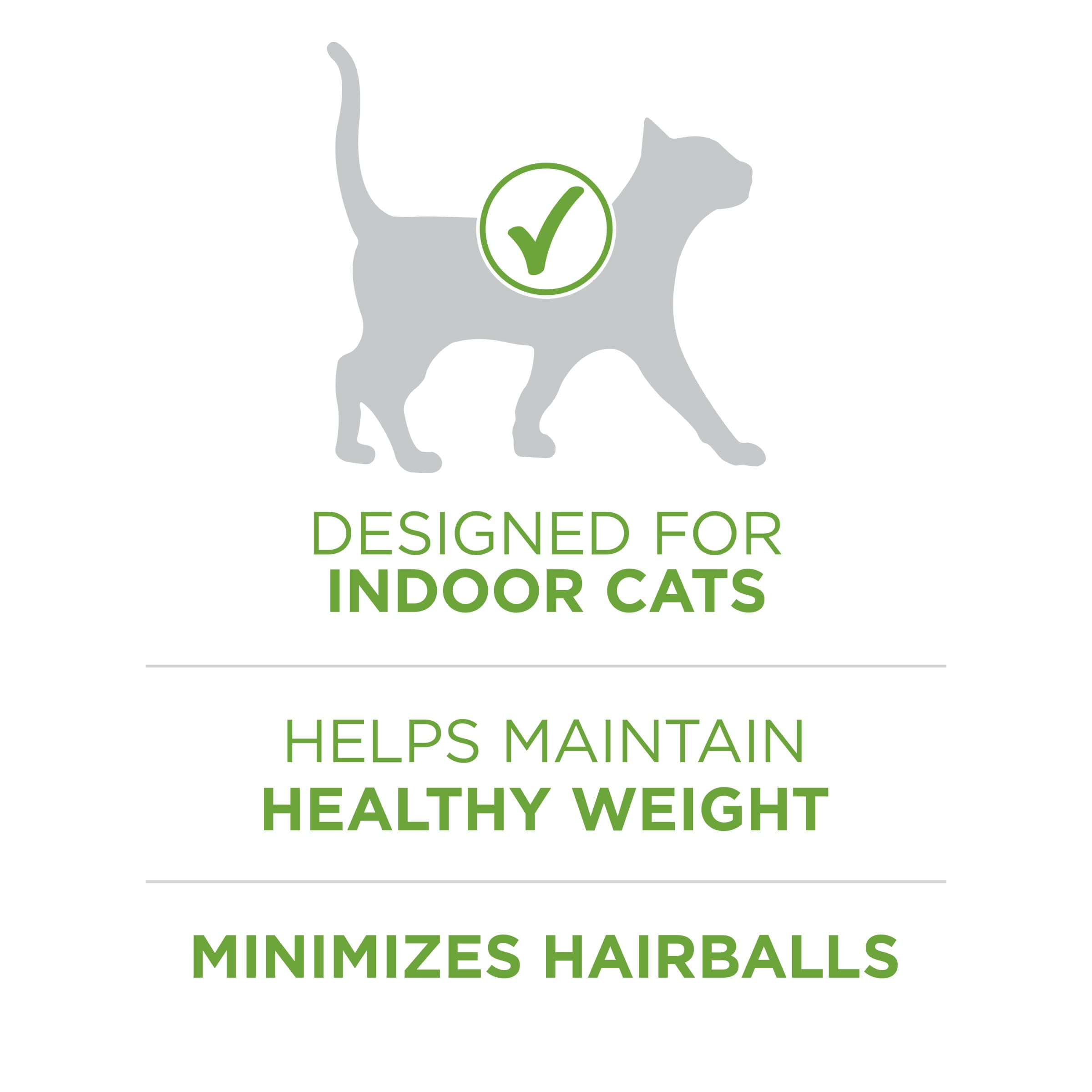 Purina ONE Indoor Advantage weight control formula in bowl supports healthy weight