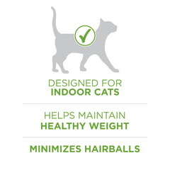 Purina ONE Indoor Advantage weight control formula in bowl supports healthy weight