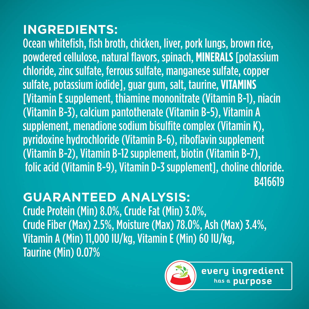 Purina ONE natural fiber hairball control feature