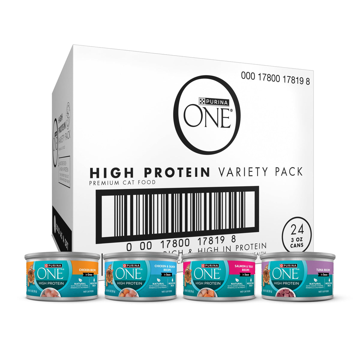 Purina ONE Natural High Protein Chicken Gravy: tender bites for satisfying meals.