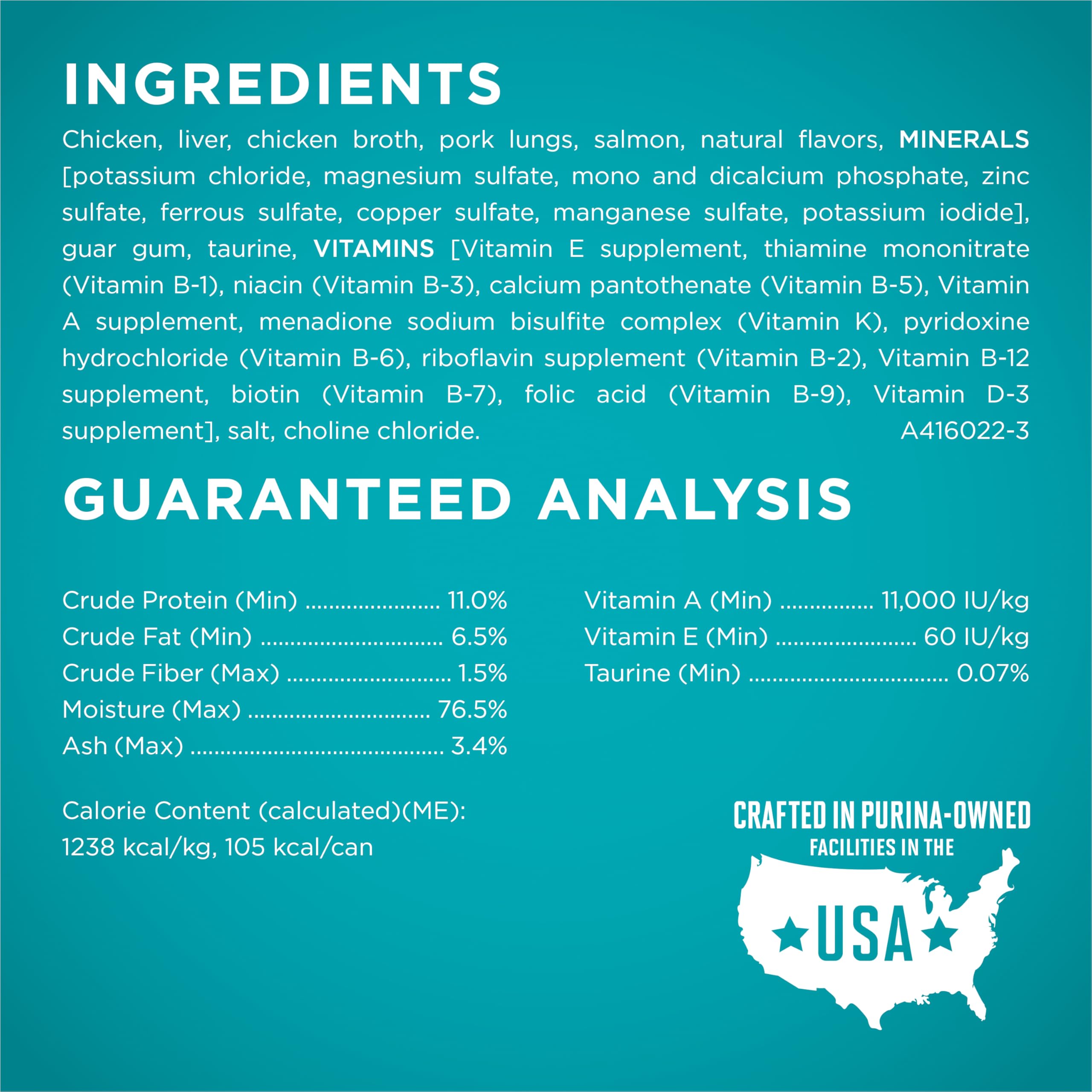Purina ONE no artificial colors flavors or preservatives in the recipe