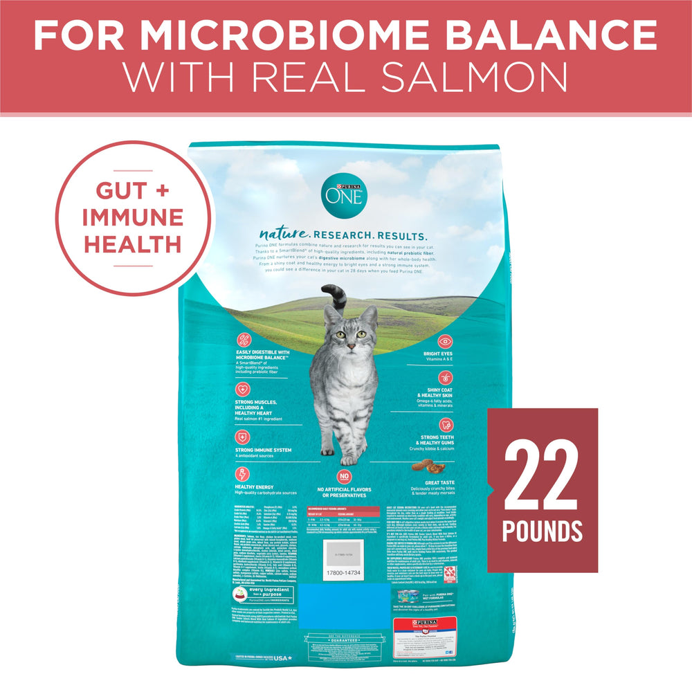 Purina ONE no artificial flavors or preservatives in this natural dry cat food