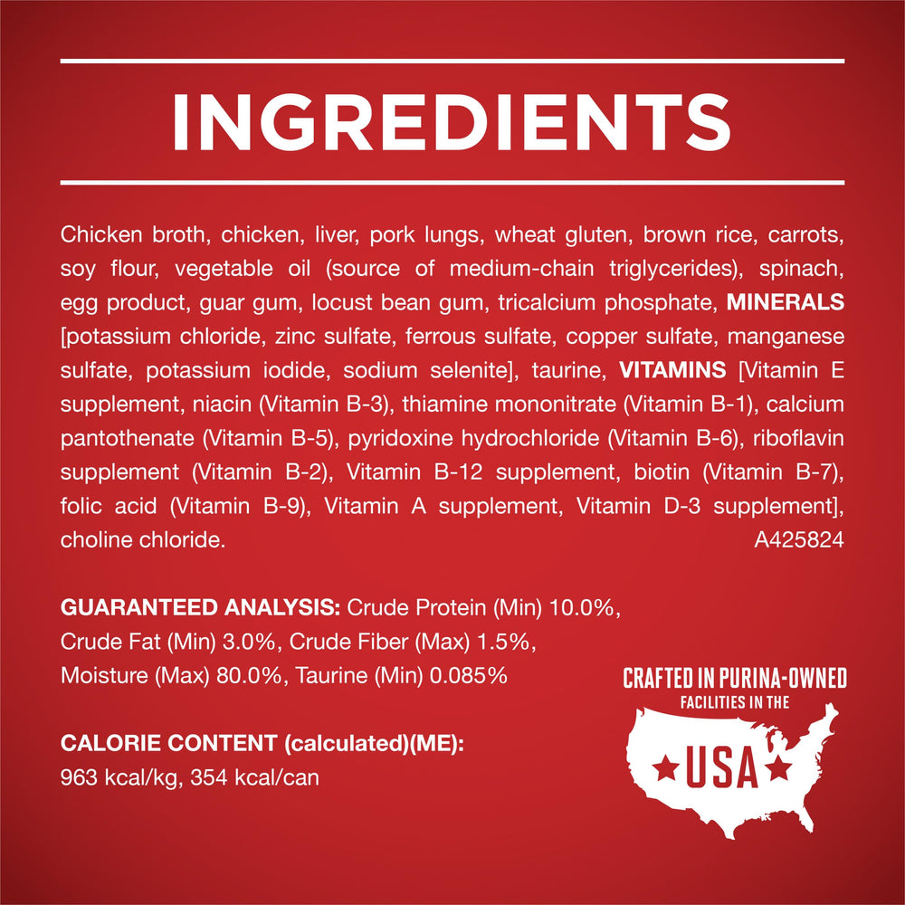 Purina ONE nutrition facts highlight added vitamins and minerals for daily wellbeing