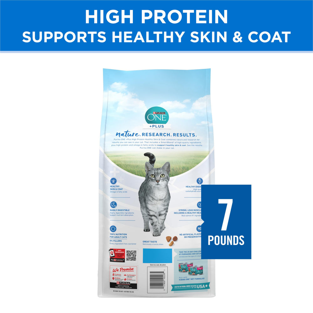 Purina ONE Plus no fillers—clean nutrition with no artificial ingredients.