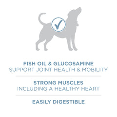 Close-up of Purina ONE Plus Joint Health dry kibble texture