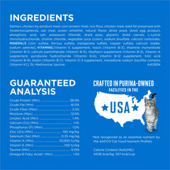 Purina ONE Plus kibble close-up showing bite-sized crunchy pieces