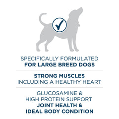 Purina ONE Plus Large Breed real chicken first ingredient supports protein