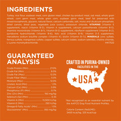 Purina ONE Plus natural glucosamine sources may support joint comfort.