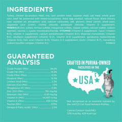 Purina ONE prebiotic fiber close up highlights digestion support