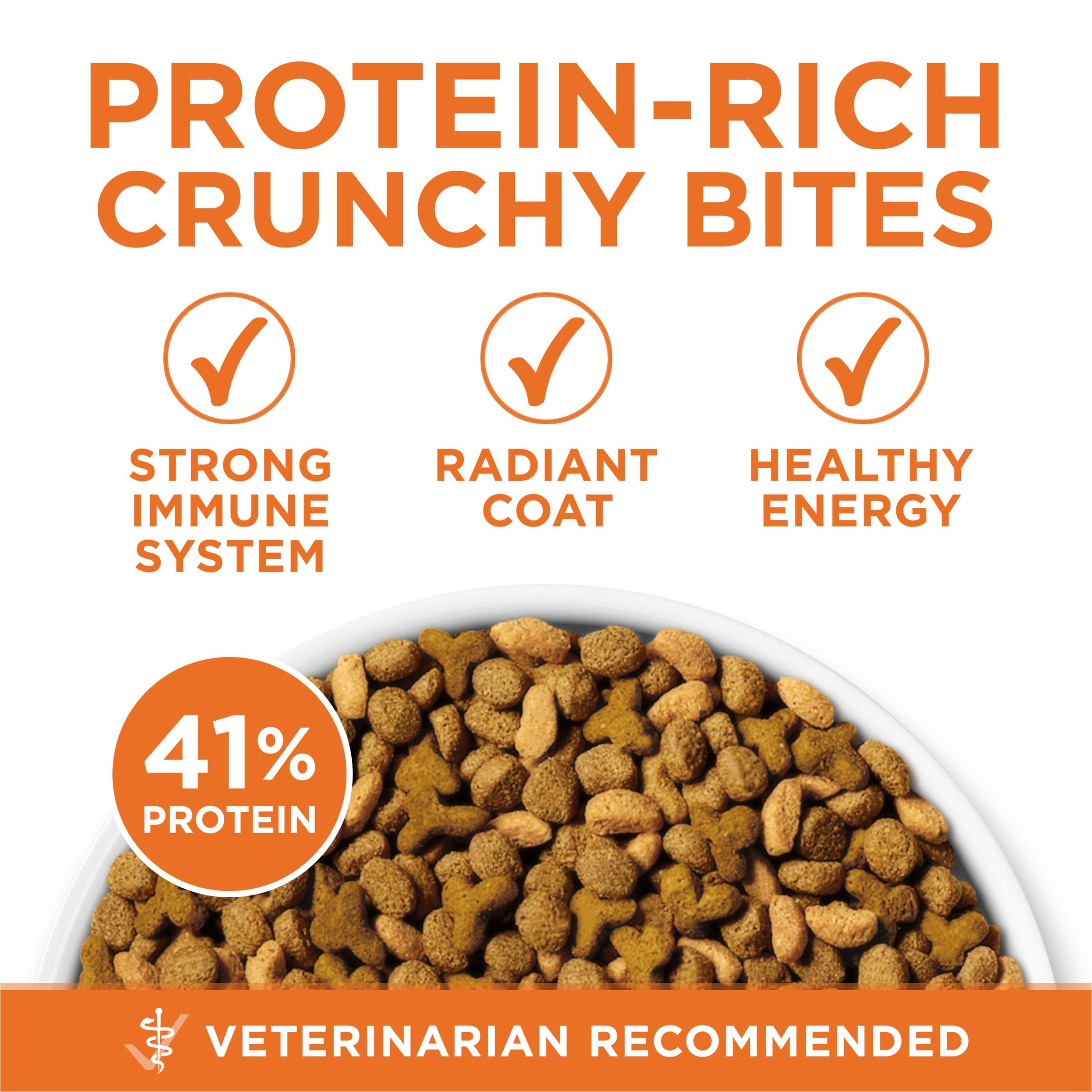 Purina ONE real turkey as first ingredient close-up highlight
