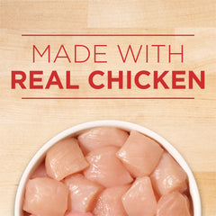 Purina ONE gravy pour shot emphasizes savory moisture and flavor in every bite.