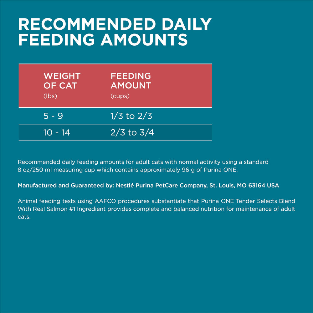 Purina ONE Tender Selects calcium helps teeth through crunchy kibble