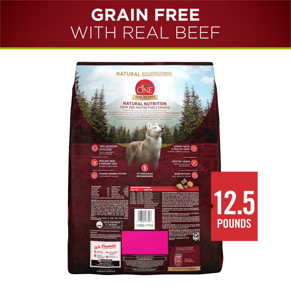 Purina ONE True Instinct 12-5-lb bag ready for everyday meals