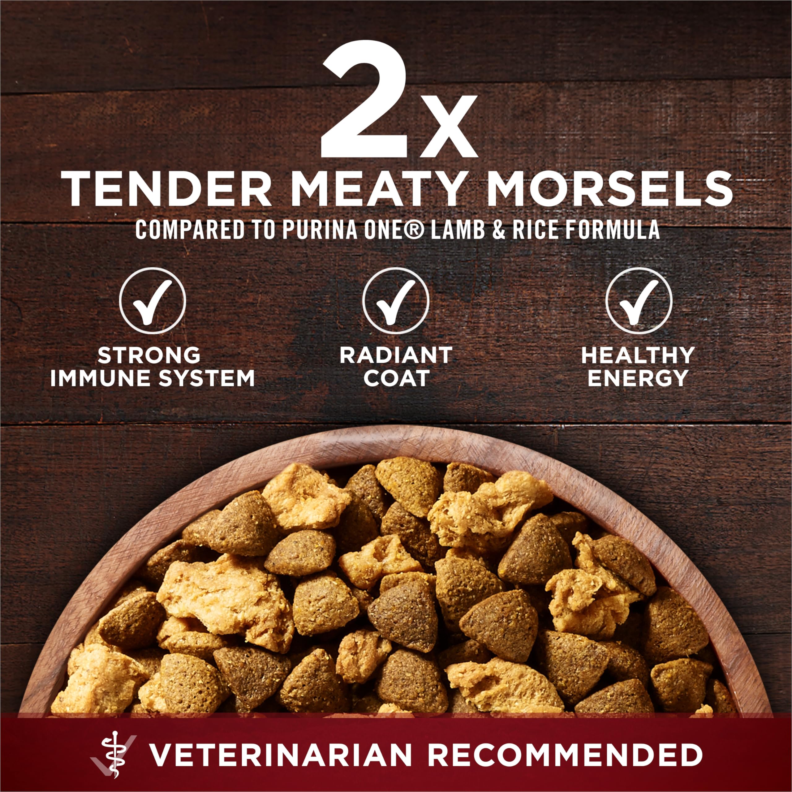 Purina ONE True Instinct glucosamine supports joints and mobility