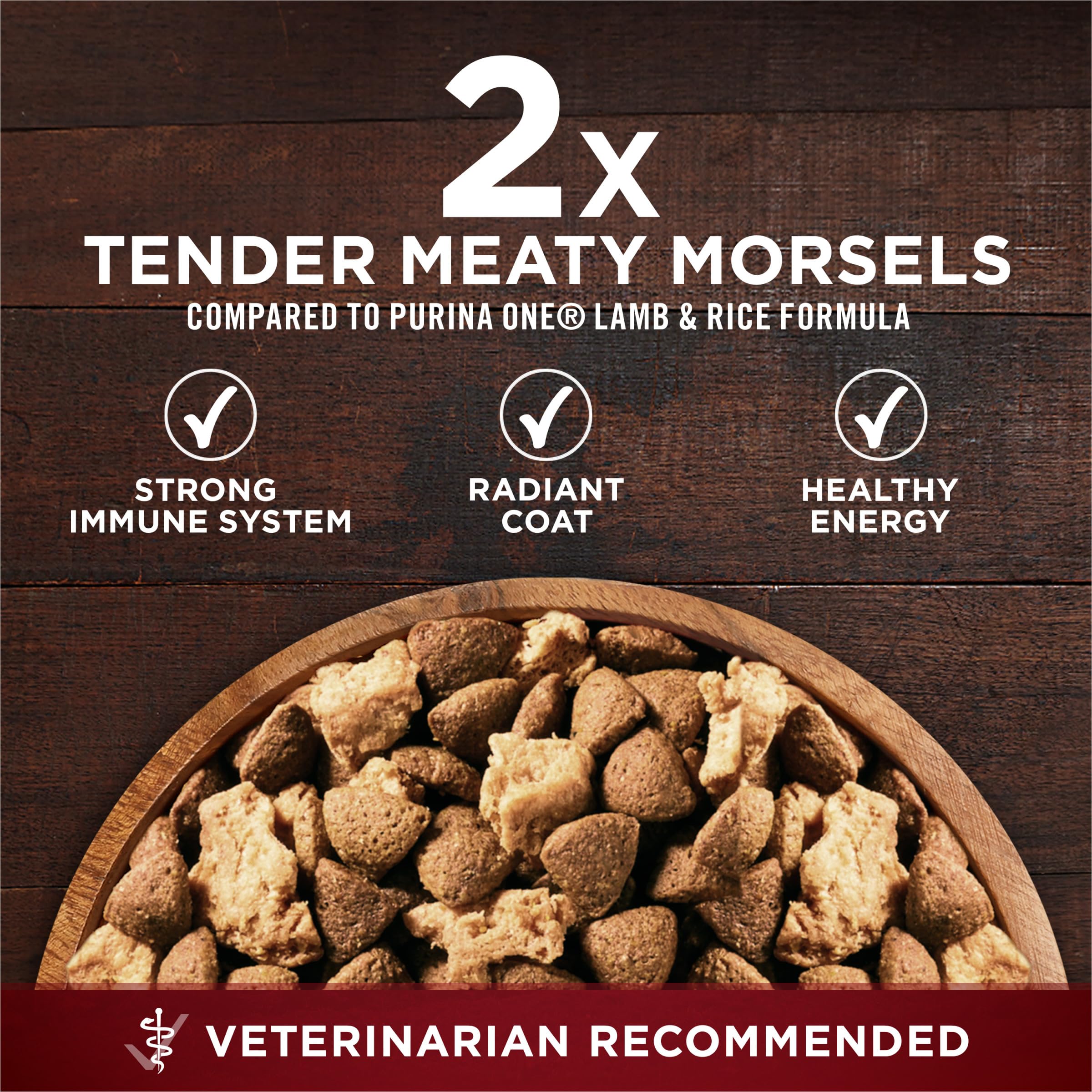 Purina ONE True Instinct grain-free recipe without corn or wheat
