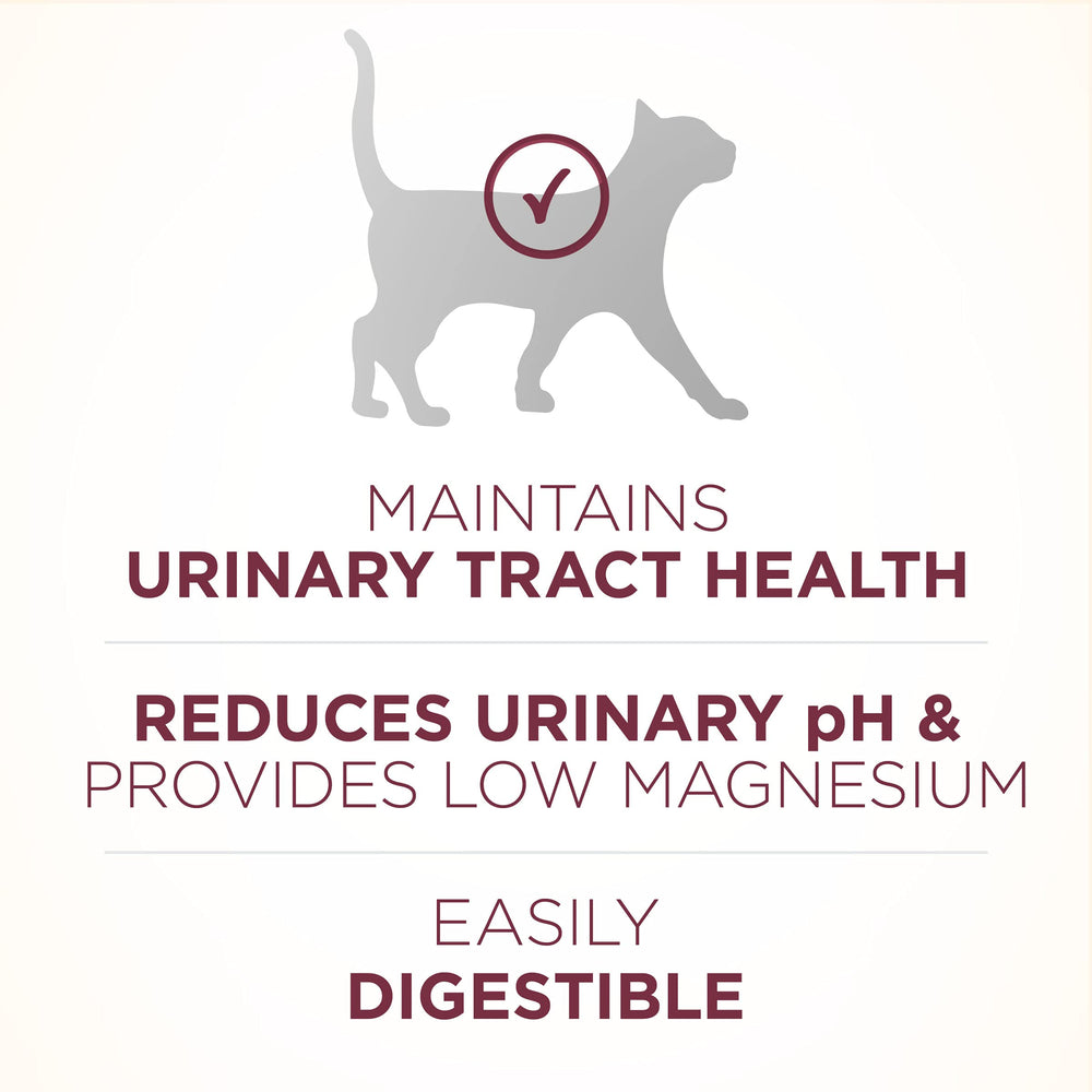 Purina ONE urinary health formula icon highlighting low magnesium for urinary support.