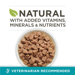 Purina ONE wet cat food with real chicken and salmon to support lean muscles