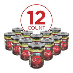 Purina ONE True Instinct grain-free ground texture image highlighting muscle support