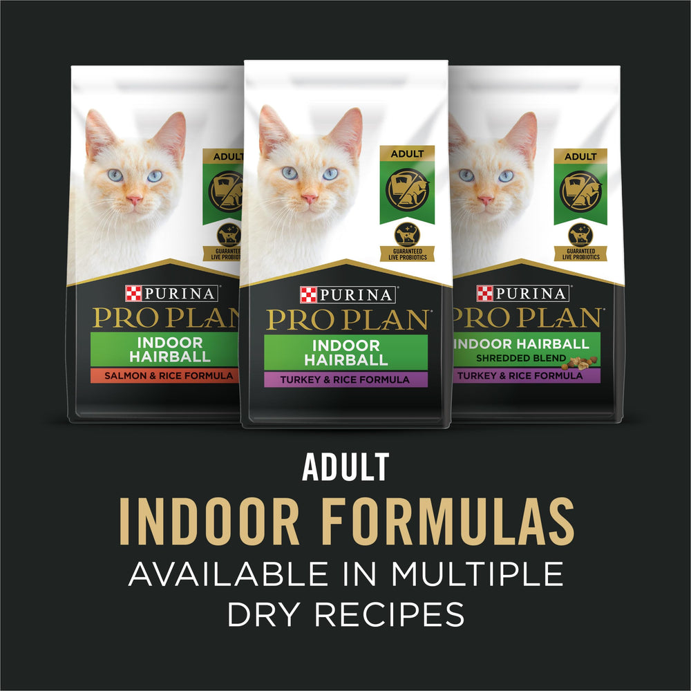 Purina Pro Plan provides 25 vitamins and minerals plus taurine for balanced nutrition.