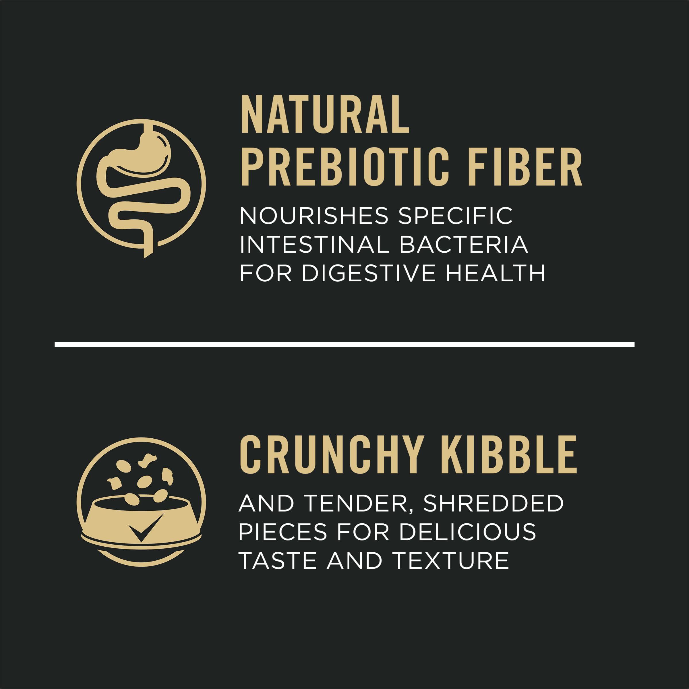Purina Pro Plan Adult 7 Plus label highlights real beef as the first ingredient