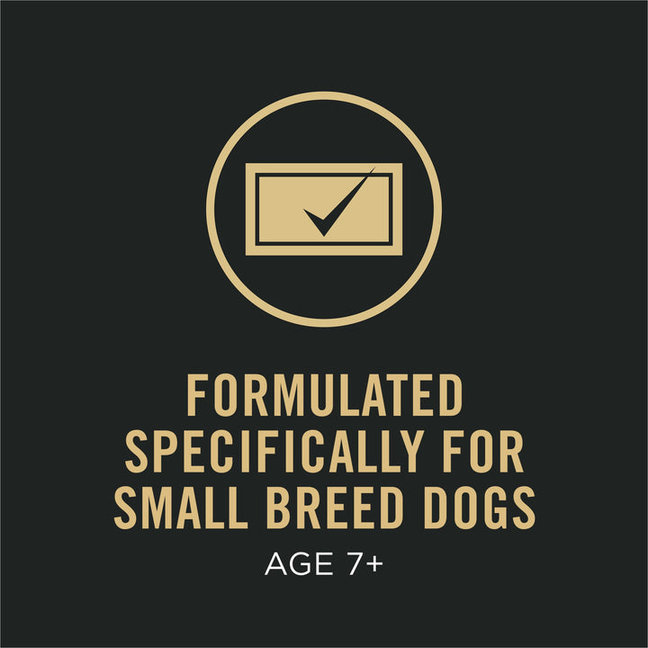Purina Pro Plan small-breed chicken entree in gravy can serving, protein-rich support for lean muscle.