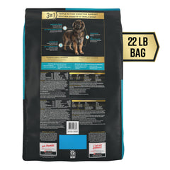 Purina Pro Plan AdvantEDGE close-up of salmon-first kibble showing quality protein