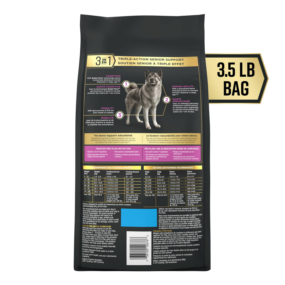 AdvantEDGE senior 3 in 1 bowl highlight for cognition, immune, and mobility