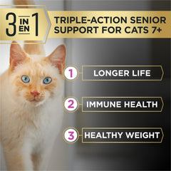 Purina Pro Plan AdvantEDGE senior cat food bag 5-lb – convenient packaging for seniors