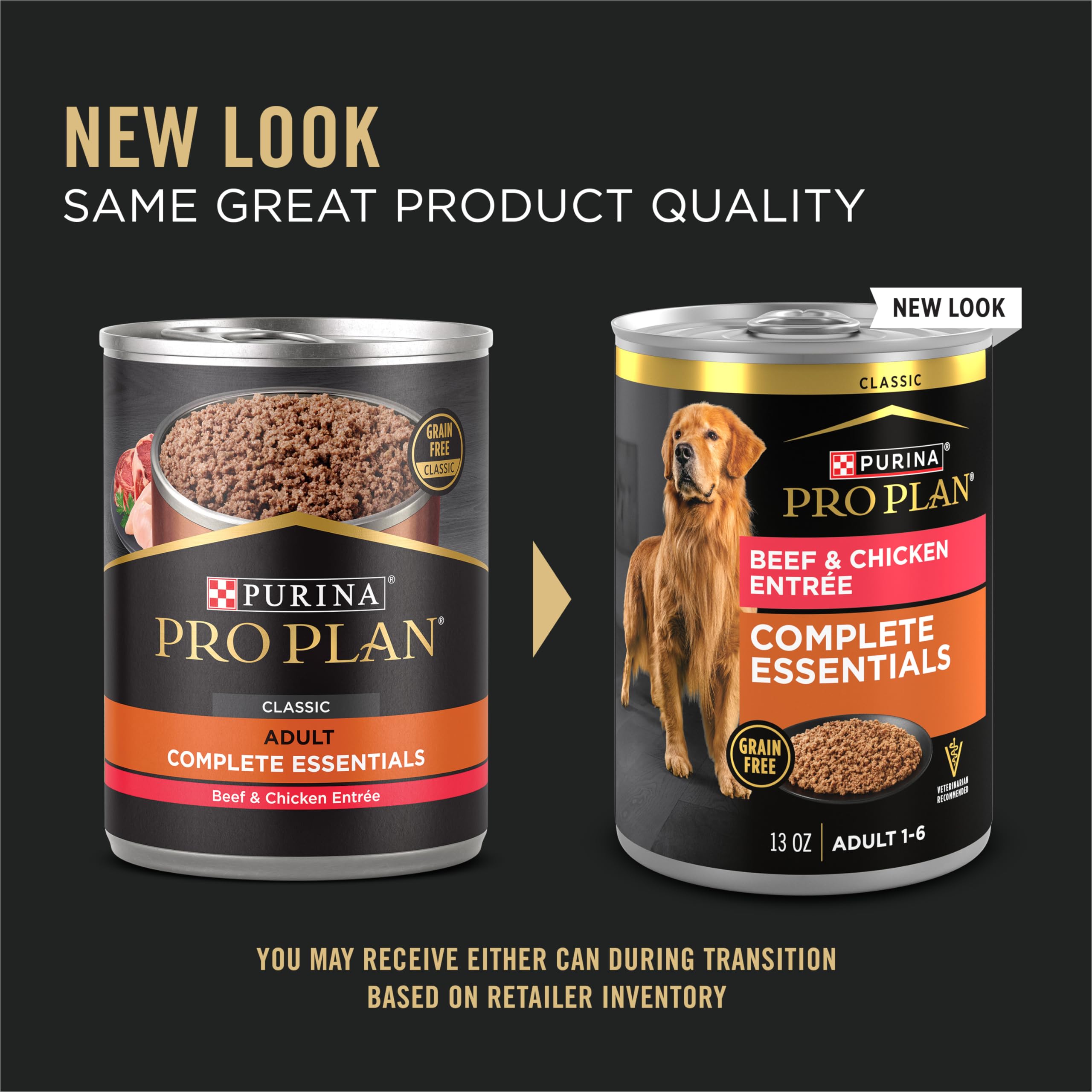 Purina Pro Plan beef-first ingredient closeup supporting lean muscles