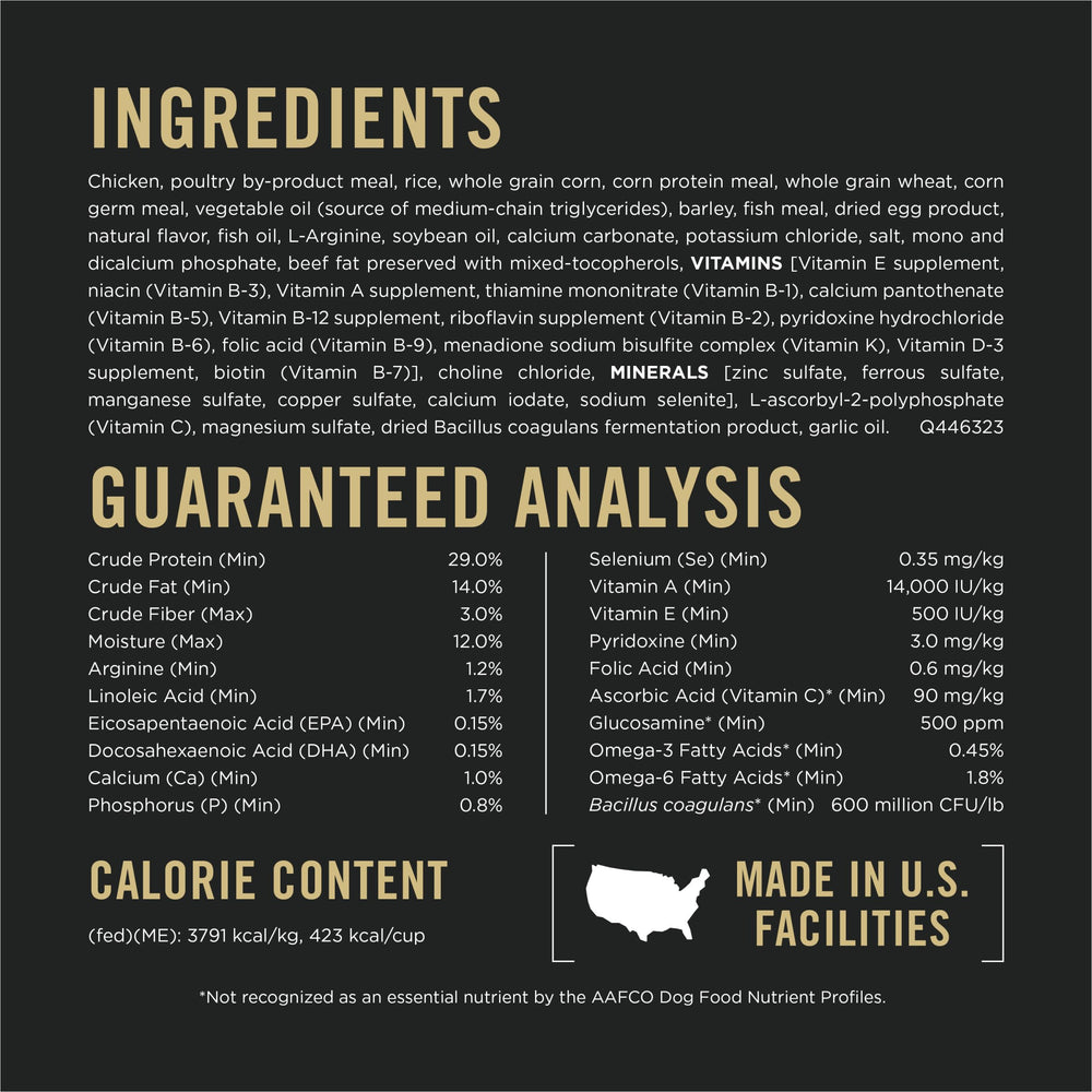 Purina Pro Plan Bright Mind 7+ front-pack shot for product credibility.