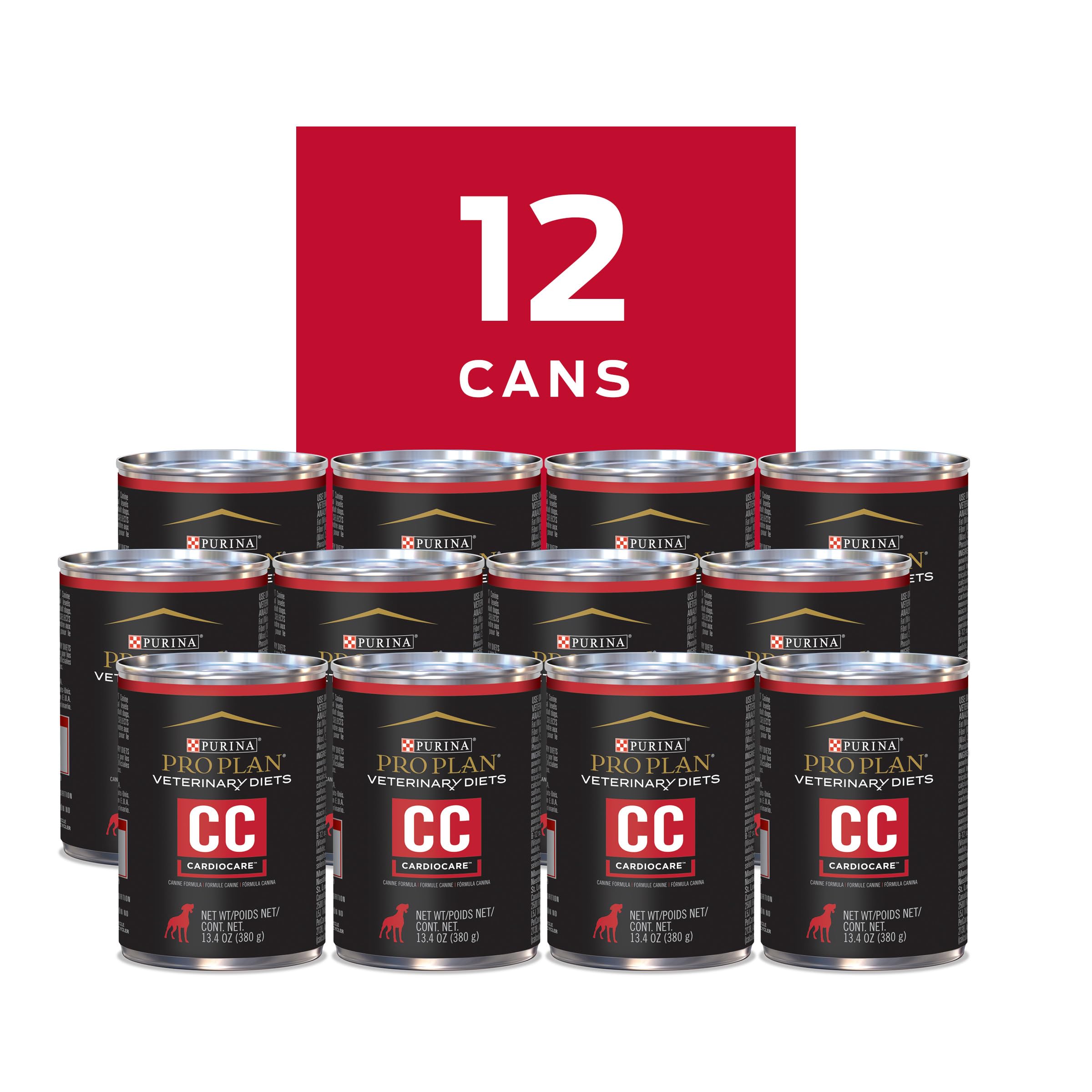 Purina Pro Plan CardioCare wet dog food serving bowl showing texture and palatability.