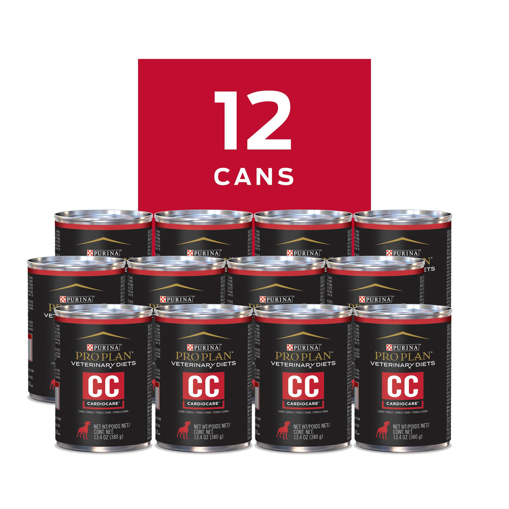 Purina Pro Plan CardioCare wet dog food serving bowl showing texture and palatability.