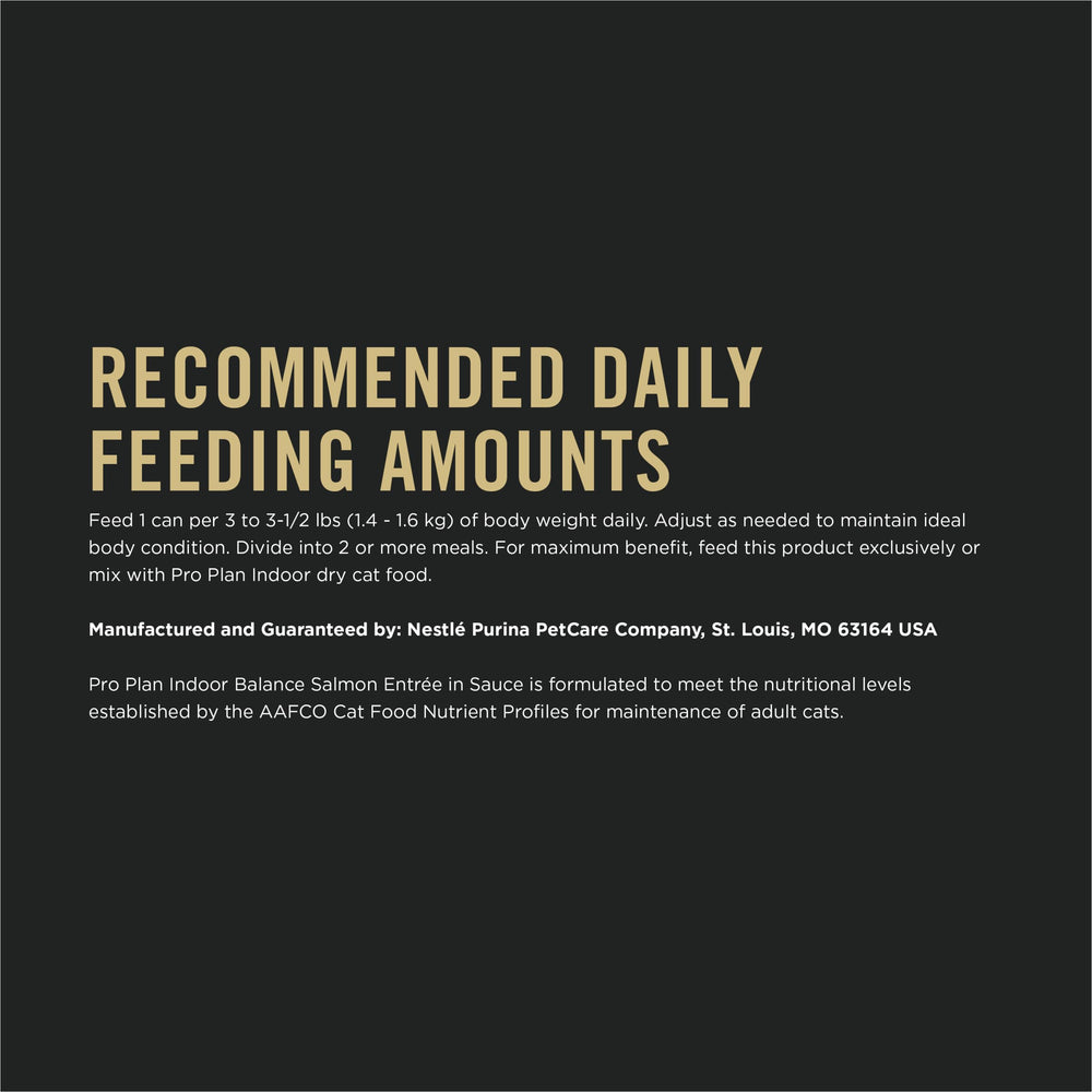 Purina Pro Plan canned cat food ready to serve in a bowl