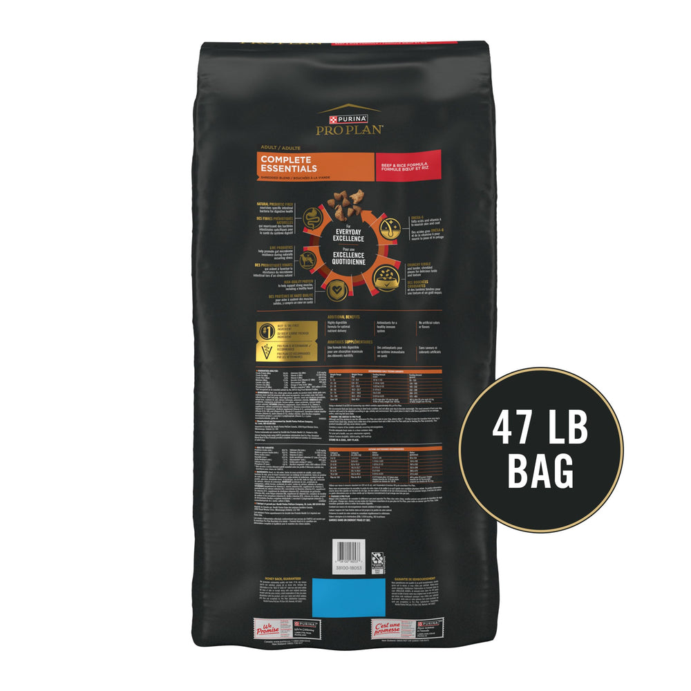 Purina Pro Plan complete and balanced nutrition for adult dogs.