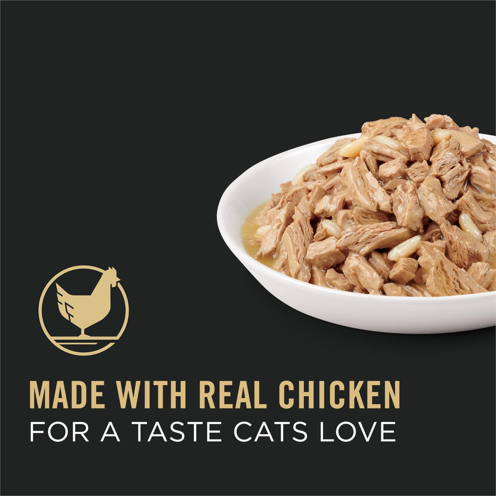 Purina Pro Plan Complete Essentials wet food gravy can: supports healthy skin and coat