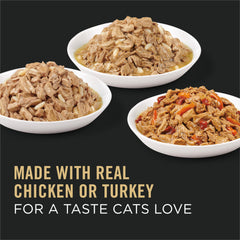 Purina Pro Plan Complete Essentials variety pack image highlighting benefits