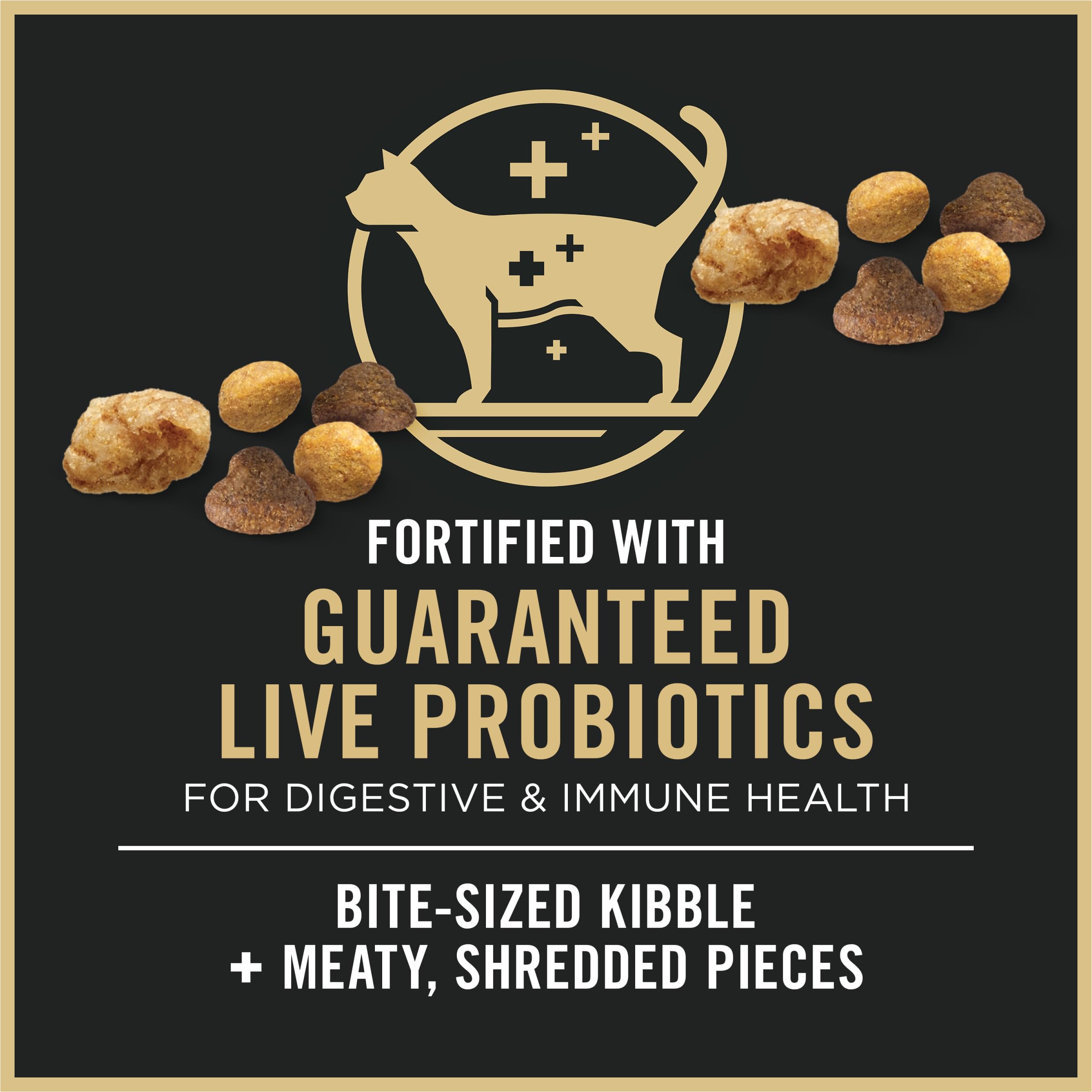 Purina Pro Plan Complete Essentials Shredded Blend probiotics support digestion