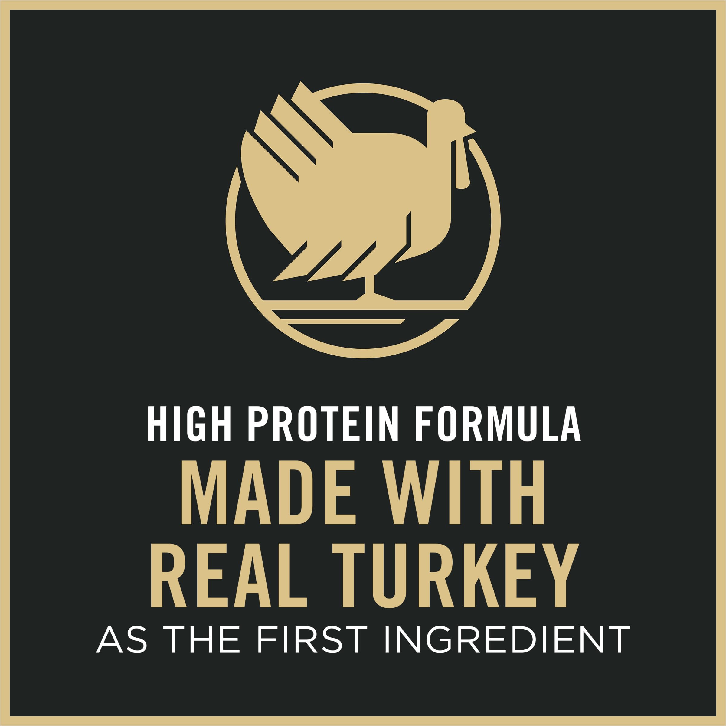 Purina Pro Plan Gentle-stomach rice oat meal formulation eases digestion.