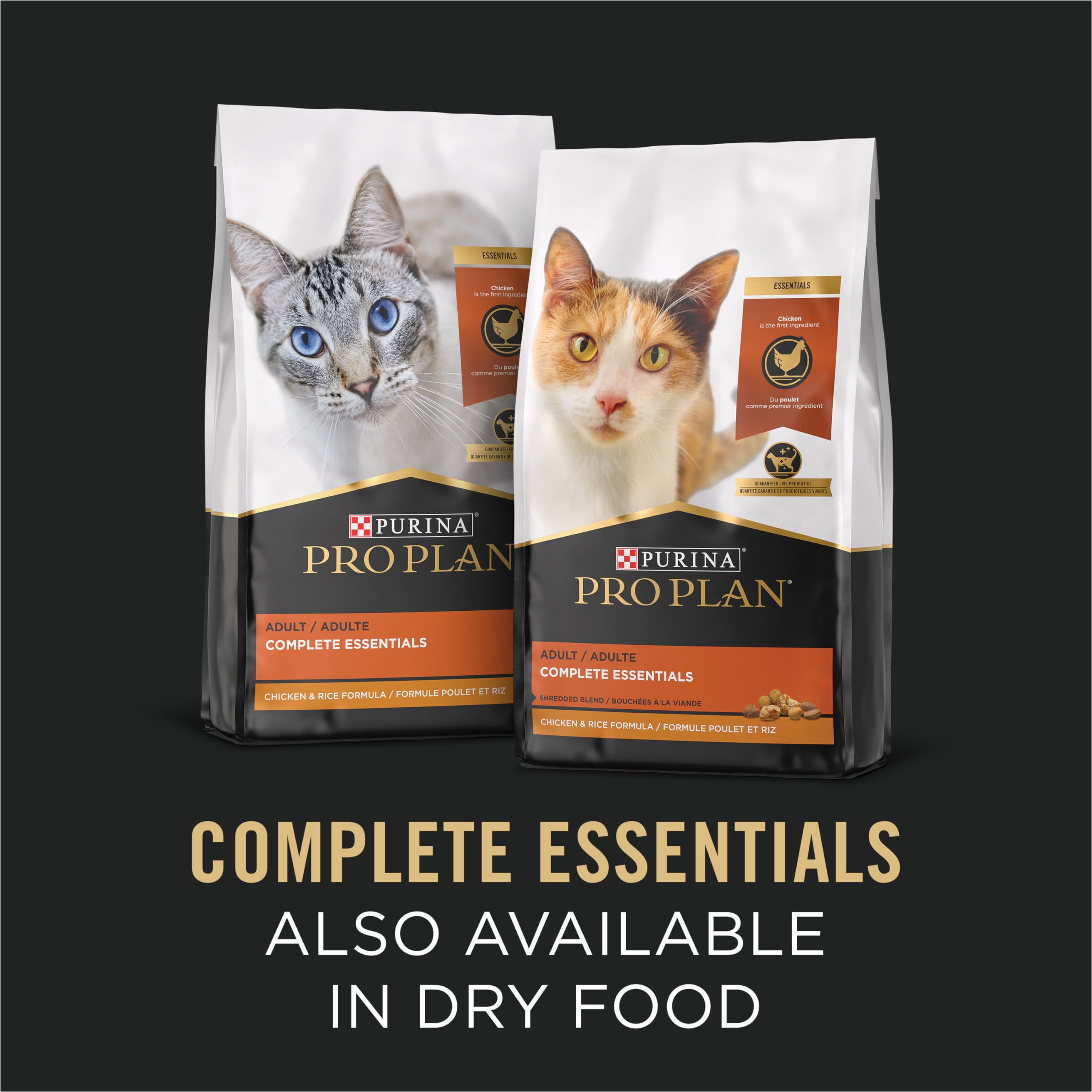 Purina Pro Plan grain free pate nutrition facts image detailing 25 vitamins and minerals