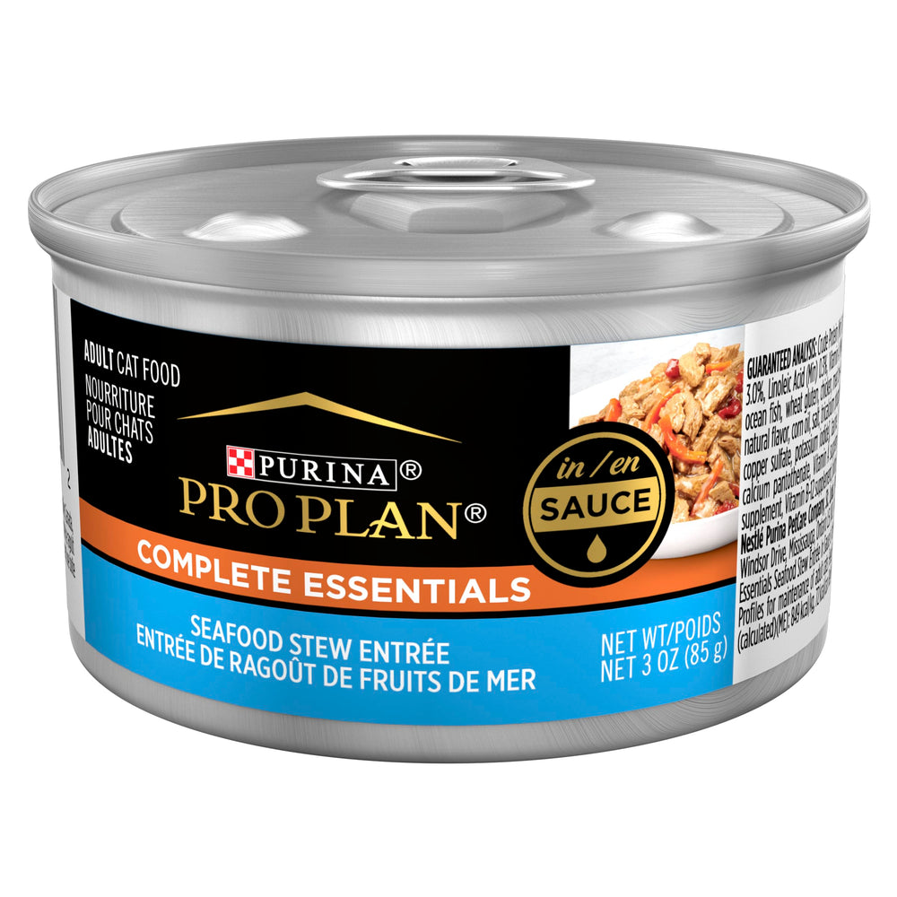 Purina Pro Plan Gravy Wet Cat Food pull-top can 24-pack ready-to-serve