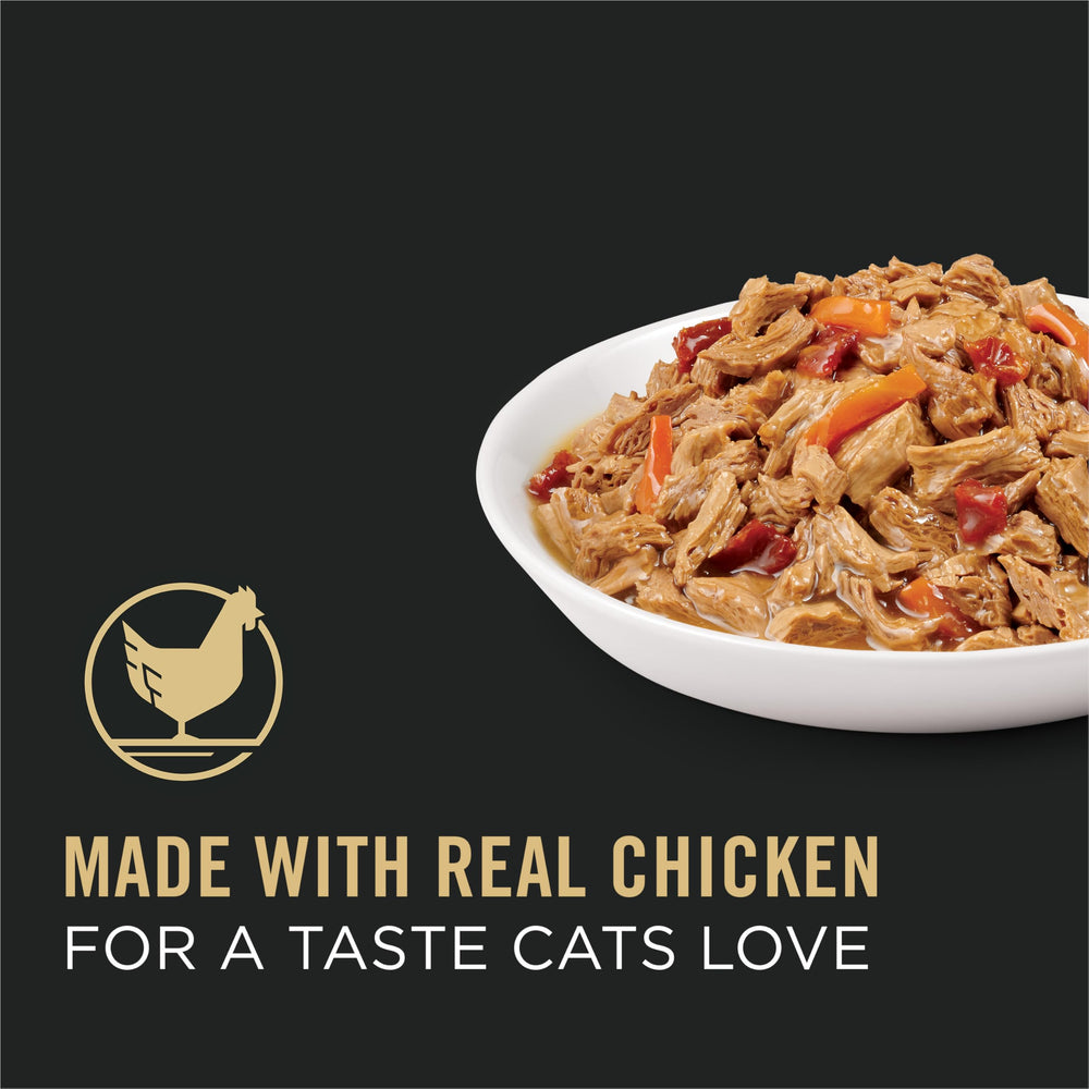 Purina Pro Plan High Protein cat food gravy can open pour with pull-top