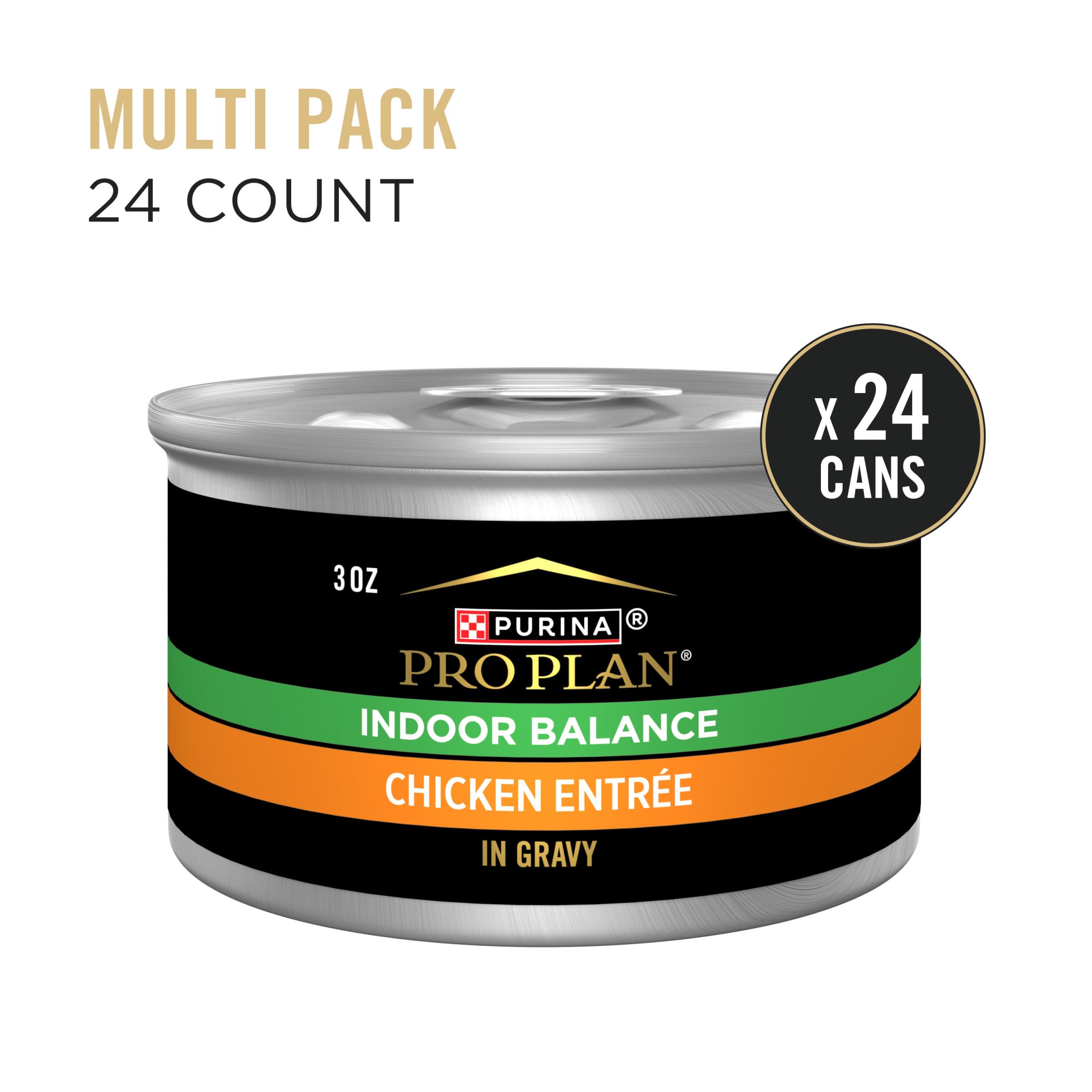 Purina Pro Plan Indoor Balance real chicken in gravy for palatability