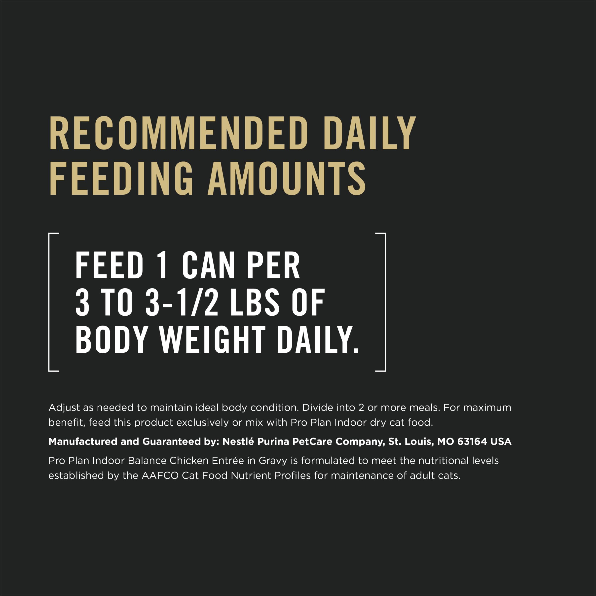 Purina Pro Plan Indoor Balance vitamins and minerals for daily wellness