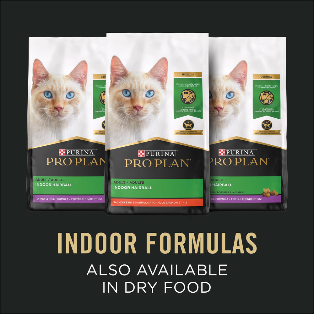 Purina Pro Plan Indoor Balance features 25 vitamins and minerals for daily nutrition