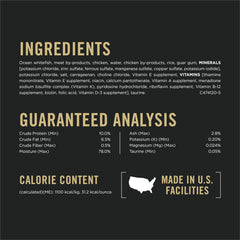 Purina Pro Plan ingredients highlight real ocean whitefish and rice